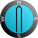 AR Bearing + Baseplate Compass mobile app icon