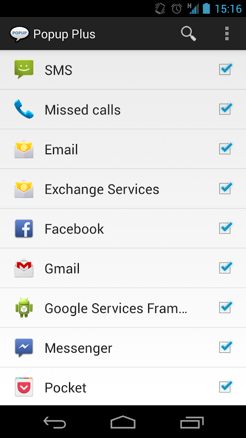 Popup Notifier - screenshot