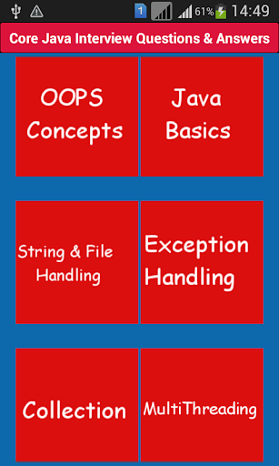 CoreJava Interview Preparation