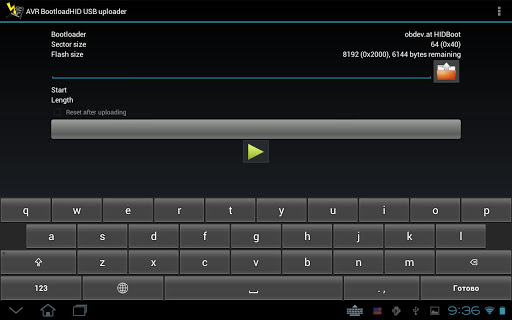 AVR BootloadHID USB uploader