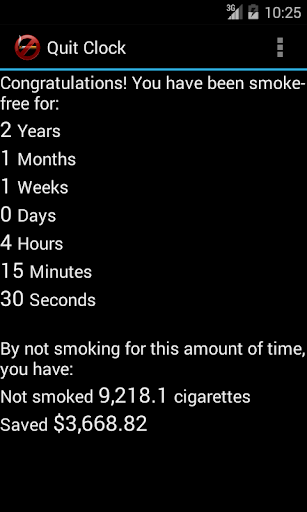 Ex-Smoker's Quit Clock