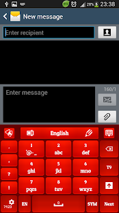GO Keyboard Red Rose Screenshots 11