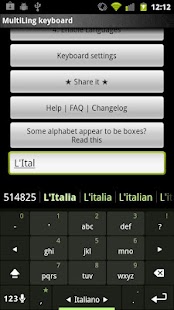 Lastest Italian Keyboard Plugin APK