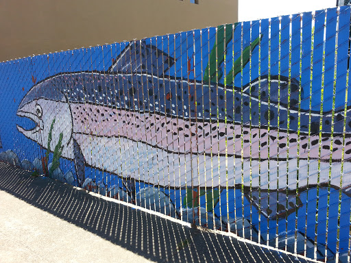 Fish Fence Mural