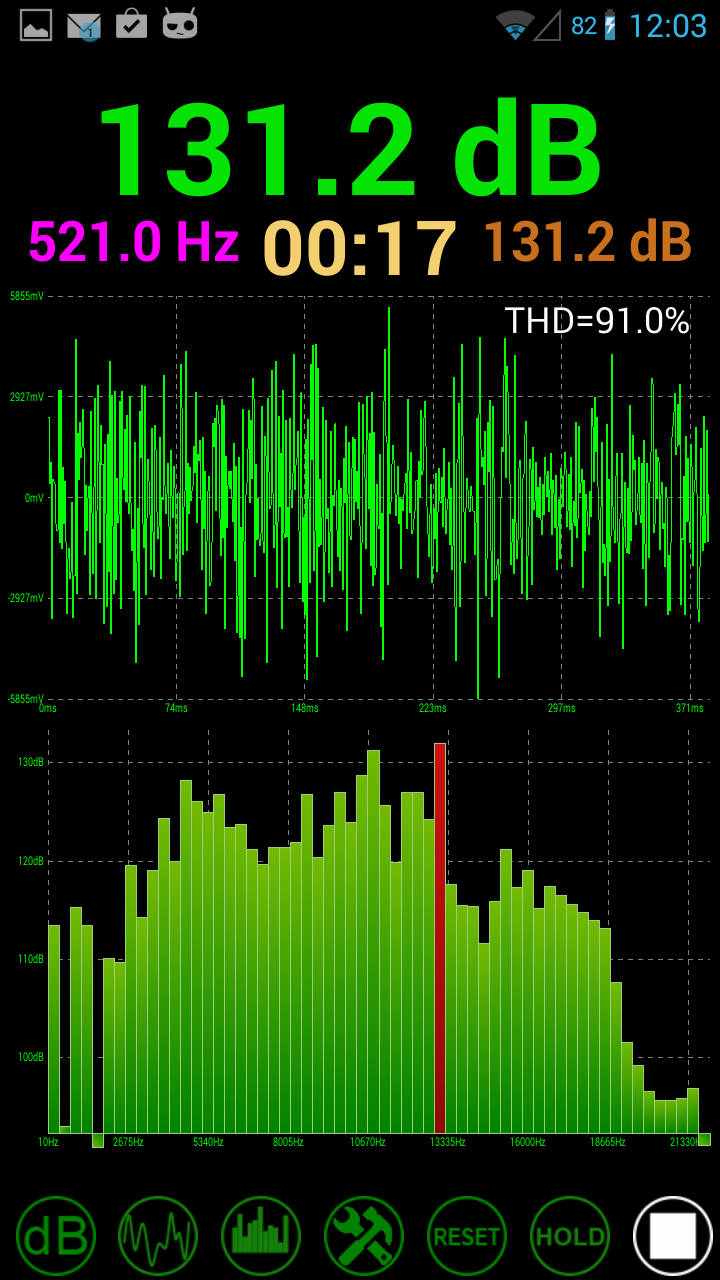 Android application Measuring Center screenshort