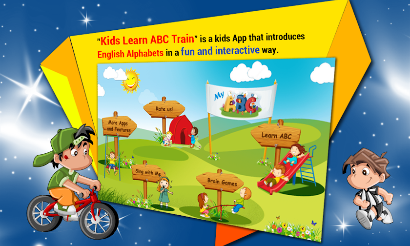 Kids Learn ABC Train Screen 1