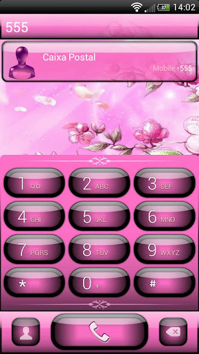 exDialer Jelly Pink Theme