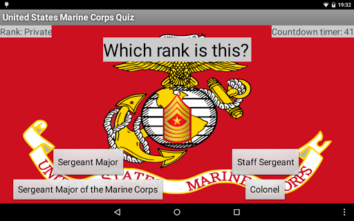 United States Marine Corp Quiz