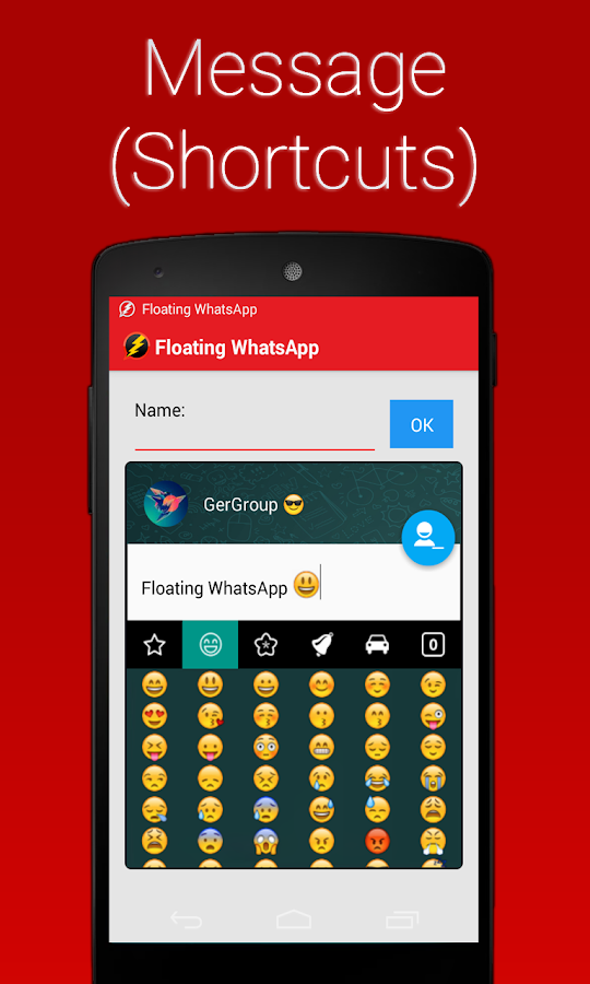 Floating WhatsApp (ROOT) - screenshot