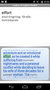 Lexikon 2K Swedish Dictionary Screenshots 6