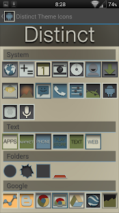 Distinct Launcher Theme - screenshot thumbnail