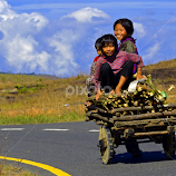 A Shillong, India street scene by Asif Bora -  