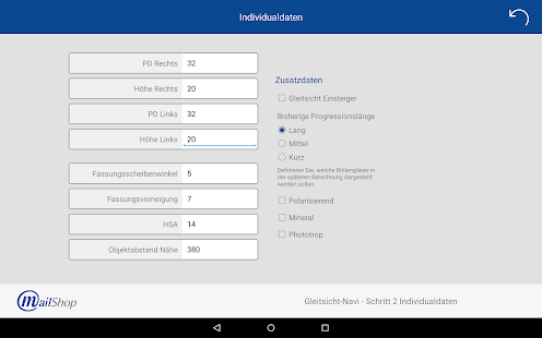 Gleitsicht-Navi Screenshots 2