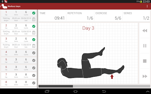 Daily abdominale entraînement - screenshot thumbnail
