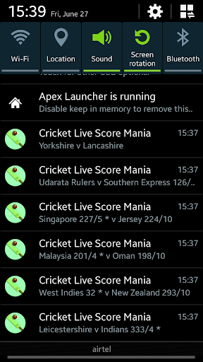 Cricket Live Score Mania