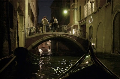 Gondola night scene.