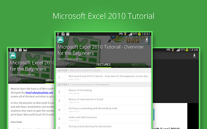 Learn Excel 2010 Free poster 7