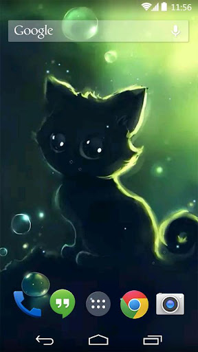 Night Cat Live Wallpaper