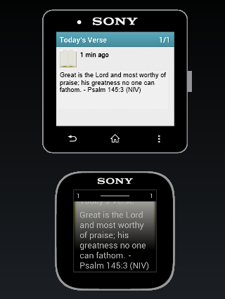 Daily Bible Verse - SmartWatch