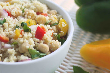 Couscous and chickpea salad