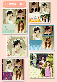 Edit photo with square frame poster 1