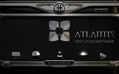 Next Launcher Theme Atlantis - náhled