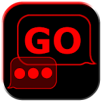 GO SMS Theme Messages Red Apk