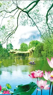 3D Lotus Pond Live Wallpaper