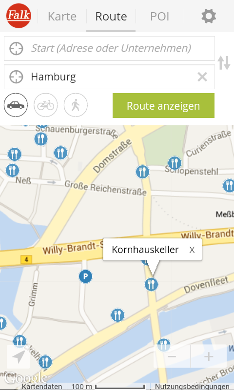 Falk Maps Routenplaner & Karte - Android Apps on Google Play