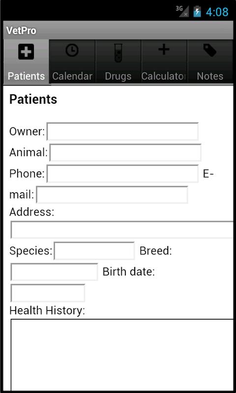 VetPro Screen 3
