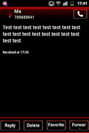 Simply Red Theme GO SMS poster 6