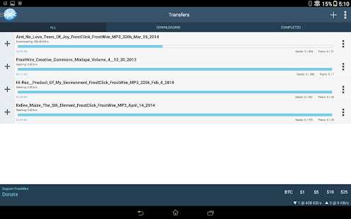 FrostWire - File Downloader - screenshot thumbnail