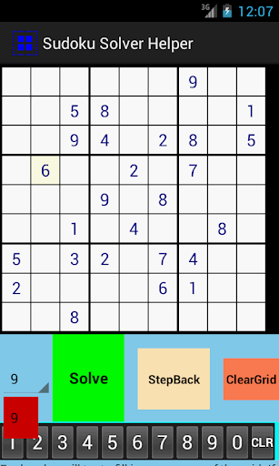 Sudoku Solver Helper