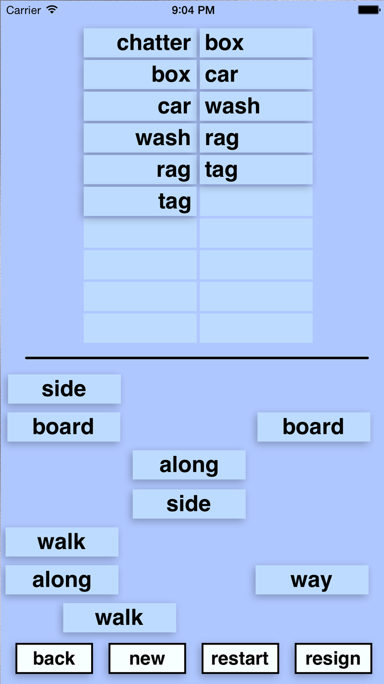 Word-2-Word Screen 3