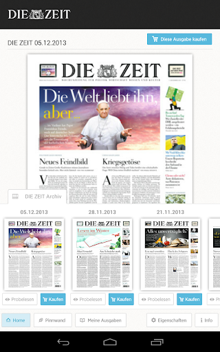 DIE ZEIT E-Paper App