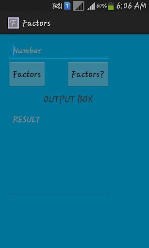 Factors : Maths