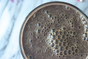 High Protein Blueberry Kale Smoothie