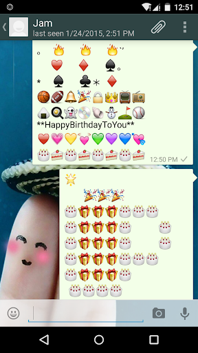 Birthday Art -Emoji Keyboard