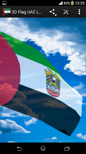 3D Flag UAE LWP