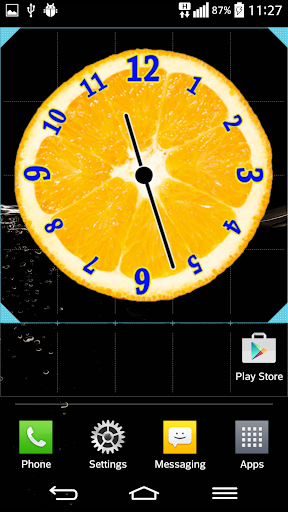 Juicy Fruit Analog Clock