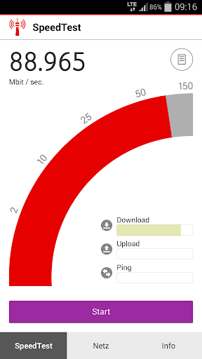 Vodafone SpeedTest