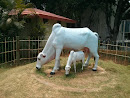 Statue of Cow and Calf