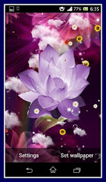 Lotus Live Wallpaper by technosoft poster 12