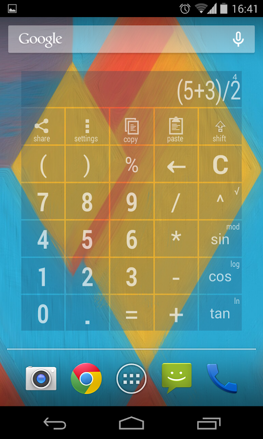 Widget Calculator PRO colorful Android Apps on Google Play