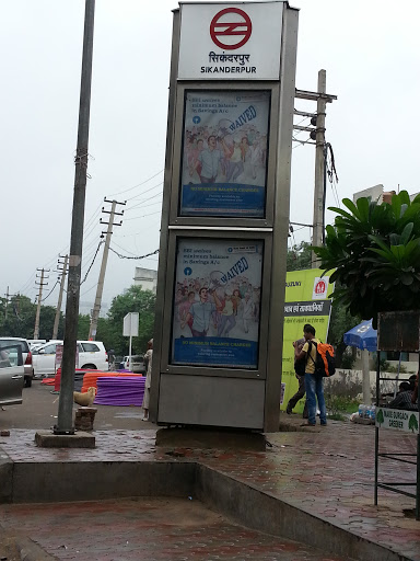 Sikanderpur Metro Station Gate Number 2