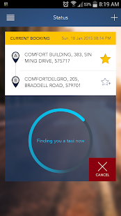   ComfortDelGro Taxi Booking App- screenshot thumbnail   