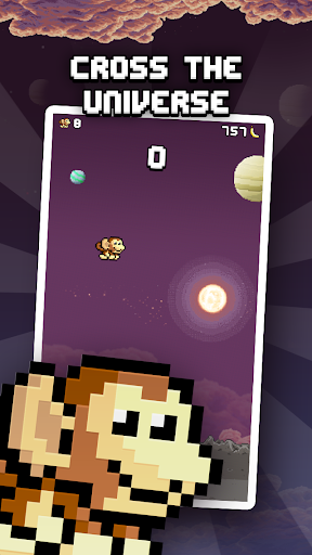 CosmyChimp: Flappy monkey bird