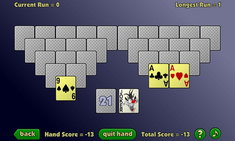 TriPeaks Twelve Screen 3