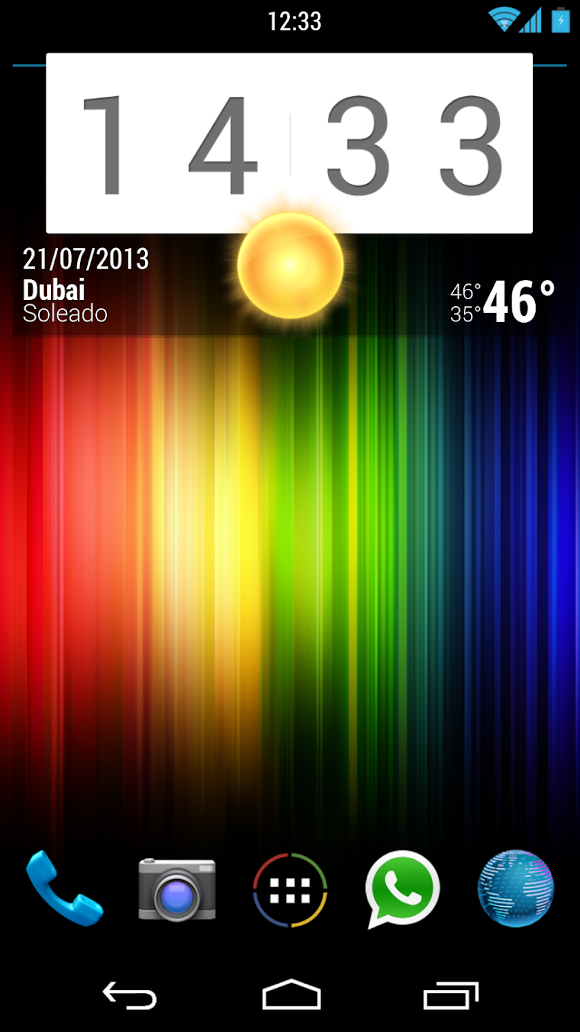 Super Amoled Theme Screen 1