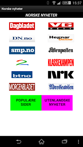 Aviser - Norske og utenlandske